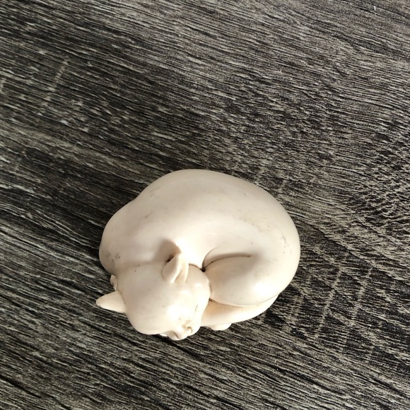 Franklin Mint Curio Cats Netuke Cat - Picture 6 of 8